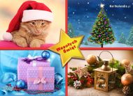 eKartki Kartki elektroniczne - Bożonarodzeniowe Zwierzęta Bożonarodzeniowa kartka, 