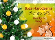 eKartki Kartki elektroniczne - eKartka Boże Narodzenie Choinka zielona, 