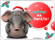 eKartki Kartki elektroniczne - Bożonarodzeniowe Zwierzęta Gotowi na święta?, 