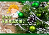 eKartki Kartki elektroniczne - Bożonarodzeniowy Stroik Już słychać kolędy..., 