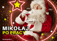 eKartki Boże Narodzenie Mikołaj po pracy..., 