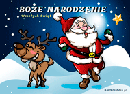 eKartki Boże Narodzenie Nadeszła Gwiazdka, 