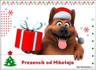 eKartki Kartki elektroniczne - Bożonarodzeniowy Mikołaj Prezencik od Mikołaja, 