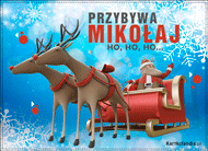 eKartki Boże Narodzenie Przybywa Mikołaj!, 