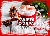 eKartki Kartki elektroniczne - Bożonarodzeniowa Kawa Święta o zapachu kawy!, 