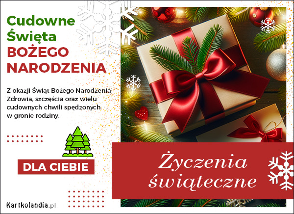 Cudowne święta Bożego Narodzenia