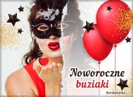 eKartki Kartki elektroniczne - Życzenia noworoczne Noworoczne buziaki!, 