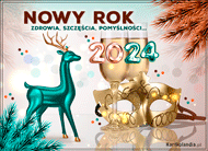 eKartki Kartki elektroniczne - eKartki z muzyką Toast za Nowy Rok 2023, 