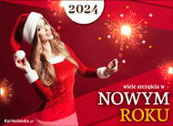 eKartki Kartki elektroniczne - Kartka Nowy Rok Wiele szczęścia w Nowym Roku 2022, 