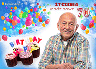 eKartki Urodzinowe 70 urodziny dziadka, 