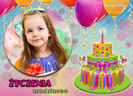 eKartki Kartki elektroniczne - e-Kartki na urodziny Kolorowe życzenia, 