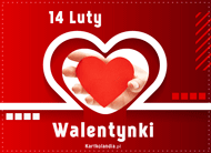 eKartki Miłość - Walentynki 14 Luty - Walentynki, 