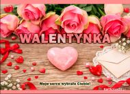 eKartki e-Kartka walentynkowa | Wyślij Darmowe Życzenia Walentynka - Miłość zapisana sercem, 