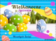eKartki Kartki elektroniczne - Darmowe e-kartki Wielkanoc Wielkanoc - Kolorowe jajeczka, 