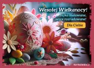 eKartki Darmowe e-kartki wielkanocne | Wyślij Darmowe Życzenia Jajko malowane - serce rozradowane!, 