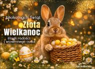 eKartki Kartki online | Wyślij Darmowe Życzenia Wielkanoc w złotym blasku!, 