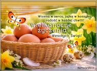 eKartki Kartki online | Wyślij Darmowe Życzenia Wiosenna Wielkanoc - Wesołych Świąt!, 