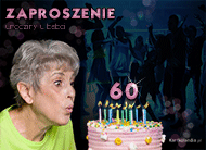 eKartki Zaproszenia 60 urodziny babci, 