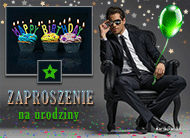 eKartki Kartki elektroniczne - e Kartka zaproszenie na urodziny Zapraszam na urodziny, 