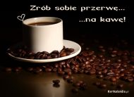 eKartki Kartki elektroniczne - e Kartka zaproszenie na kawę Przerwa na kawę, 