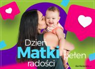 eKartki Kartki elektroniczne - e Pocztówki Dzień Matki pełen radości!, 