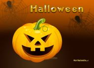 eKartki Kartki elektroniczne - e-Kartka na Halloween Dynia na Halloween, 