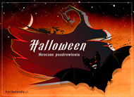eKartki Kartki elektroniczne - Kartki Halloween darmo Mroczne pozdrowienia, 