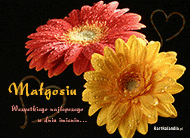 eKartki Kartki elektroniczne - Małgosia Kwiaty dla Małgosi, 