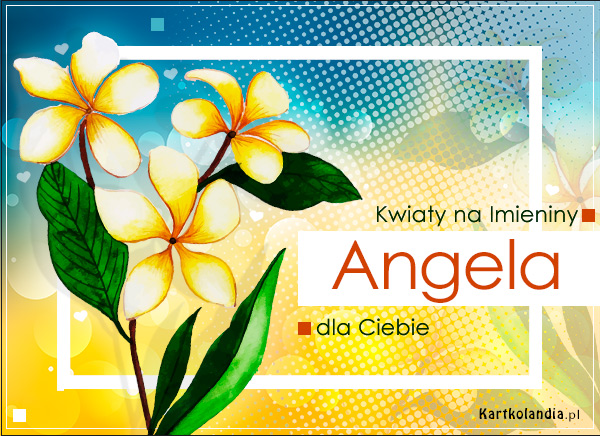 Angela - Kwiaty na Imieniny