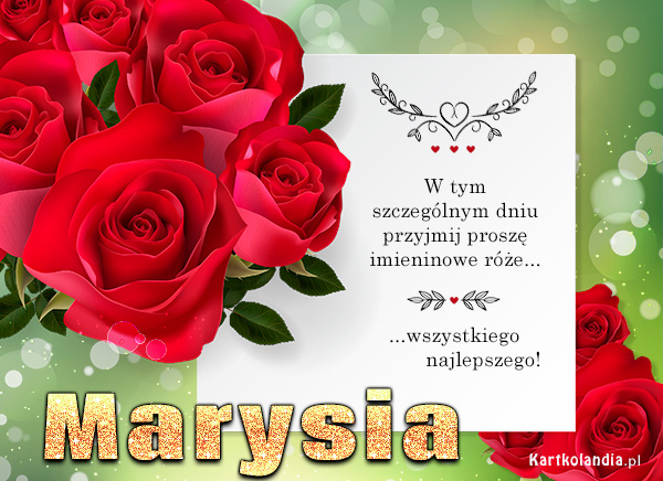 Bukiet róż dla Marysi