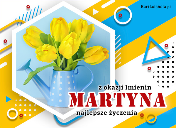 Martyna - Imieninowy bukiet tulipanów