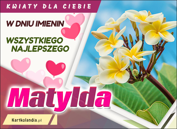 Matylda - Radosnego dnia Imienin