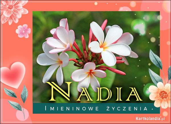 Nadia - Pocztówka Imieninowa