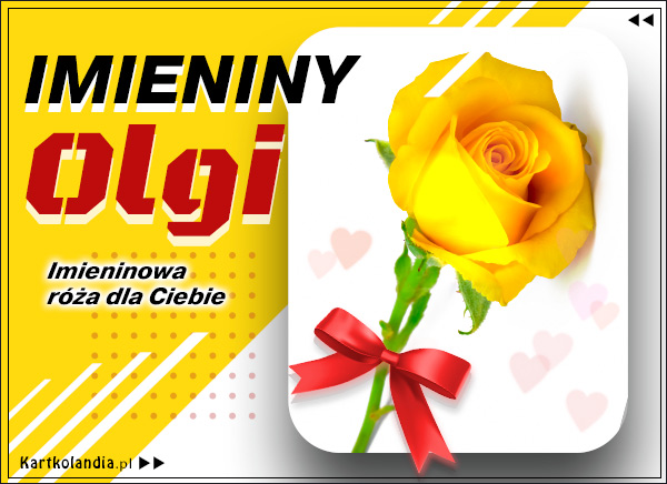 Olga - Imieninowa róża dla Ciebie