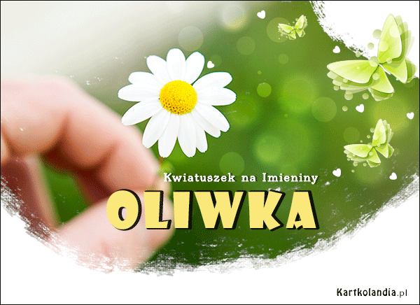 Oliwka - Kwiatuszek na Imieniny