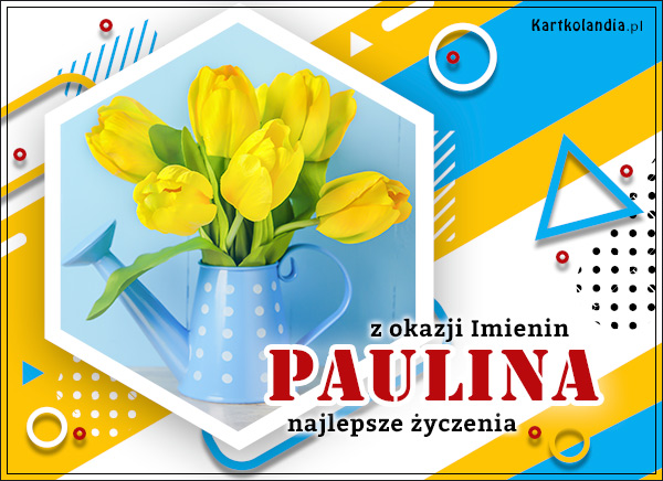 Paulina - Imieninowy bukiet tulipanów
