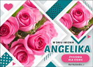 eKartki Kartki elektroniczne - Kartki kwiaty Angelika - Życzenia dla Ciebie!, 