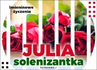 eKartki Kartki elektroniczne - Kartka dla Julii Julia - Imieninowe Życzenia, 