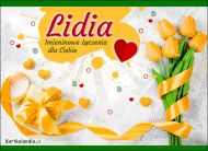 eKartki Kartki elektroniczne - Lidia Lidia - Dziś Twoje święto!, 