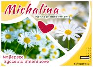 eKartki Kartki elektroniczne - Kwiaty Michalina - Pięknego dnia Imienia, 