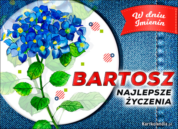 Bartosz - Przyjmij życzenia imieninowe