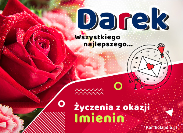 Darek - Imieninowa róża dla Ciebie