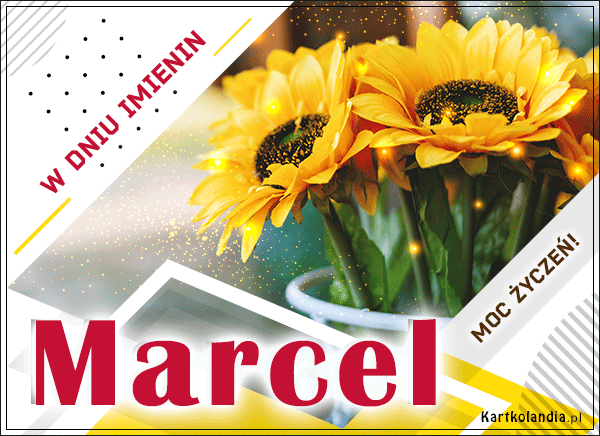 Kartka na Imieniny dla Marcela