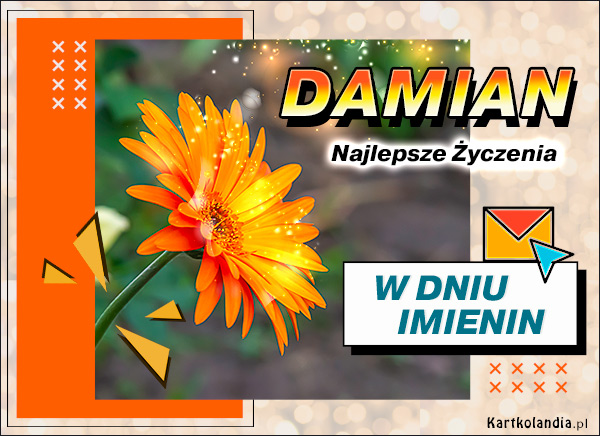 Kwiatek dla Damiana