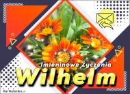 eKartki Imienne Męskie Kartka z kwiatami dla Wilhelma, 
