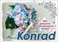 eKartki Kartki elektroniczne - Kartka dla Konrada Konrad - Moc gorących życzeń!, 