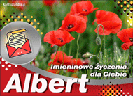 eKartki Kartki elektroniczne - Kartki kwiaty Życzenia dla Alberta, 