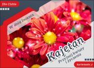eKartki Kartki elektroniczne - Życzenia na imieniny Kwiaty z życzeniami dla Kajetana, 
