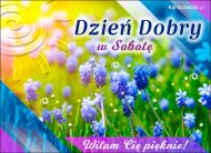 eKartki Codzienne - Dni Tygodnia Dzień Dobry w Sobotę!, 