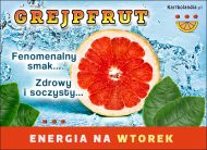 eKartki Kartki elektroniczne - Zaproszenie Grejpfrut - Energia na Wtorek, 